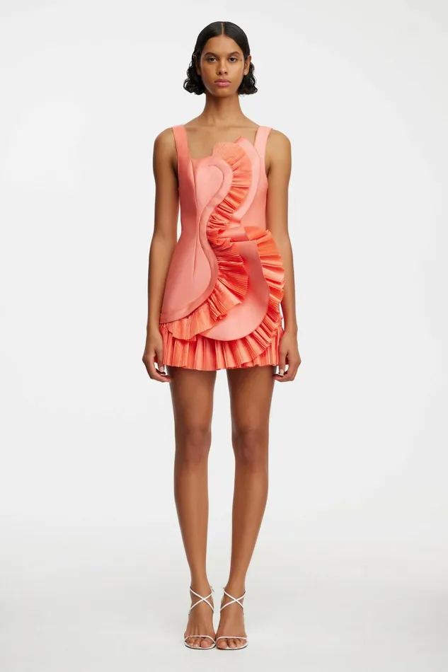 Women ETHERLEY MINI DRESS Hibiscus Pink Acler Mini Dresses