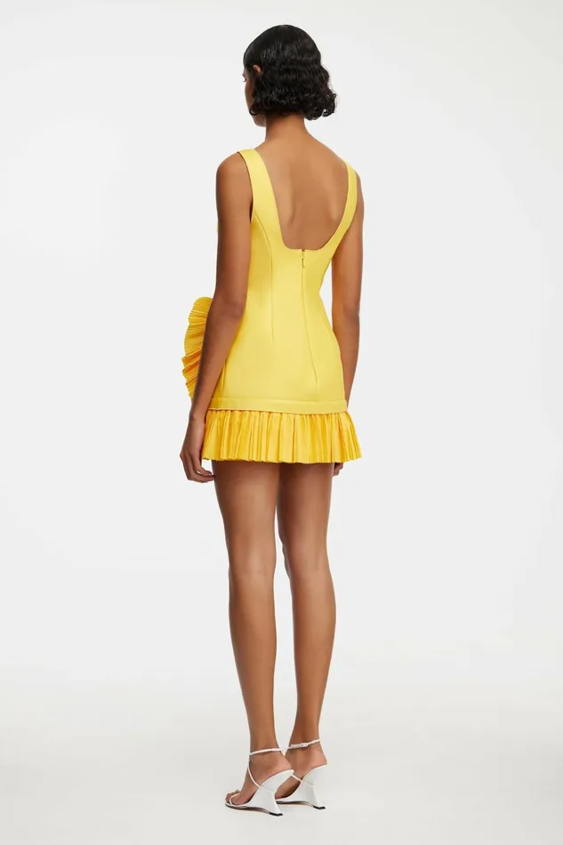 Women ETHERLEY MINI DRESS Honey Gold Acler Mini Dresses