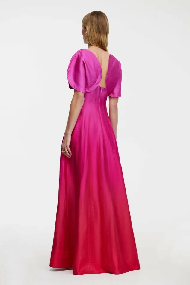 Women EVANTON MAXI DRESS Raspberry Ombre Acler Pink Dresses