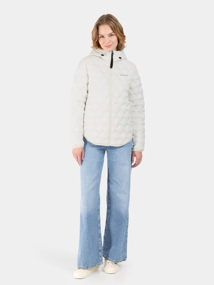 Women Evelyn Jacket White Foam Didriksons Spring Jackets