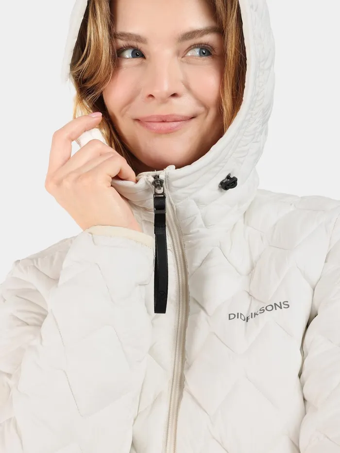 Women Evelyn Jacket White Foam Didriksons Spring Jackets