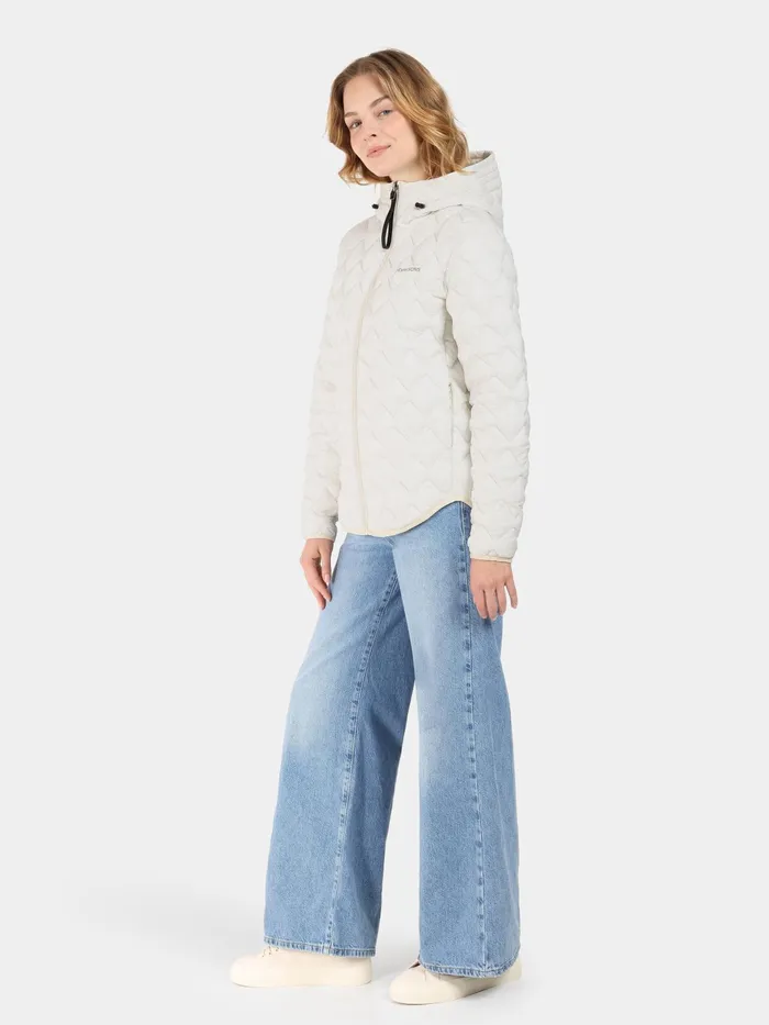 Women Evelyn Jacket White Foam Didriksons Spring Jackets