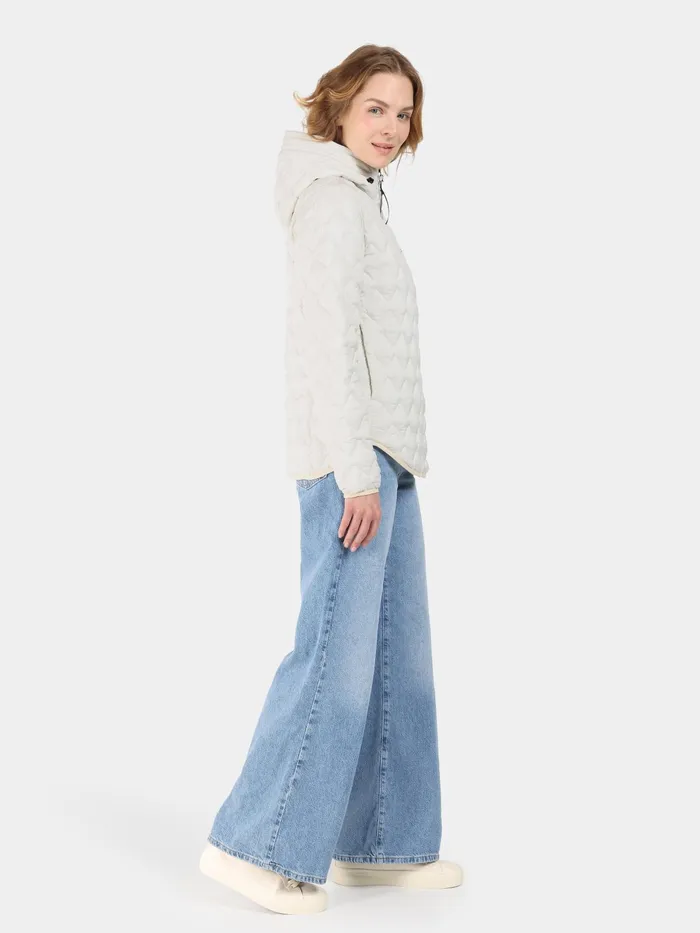 Women Evelyn Jacket White Foam Didriksons Spring Jackets
