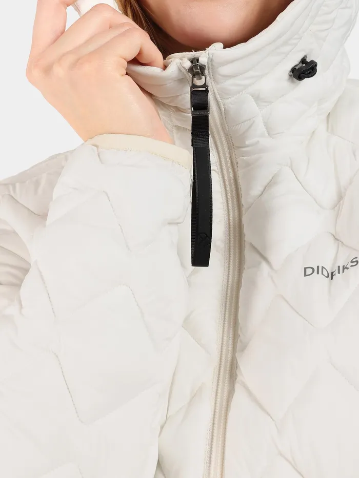Women Evelyn Jacket White Foam Didriksons Spring Jackets