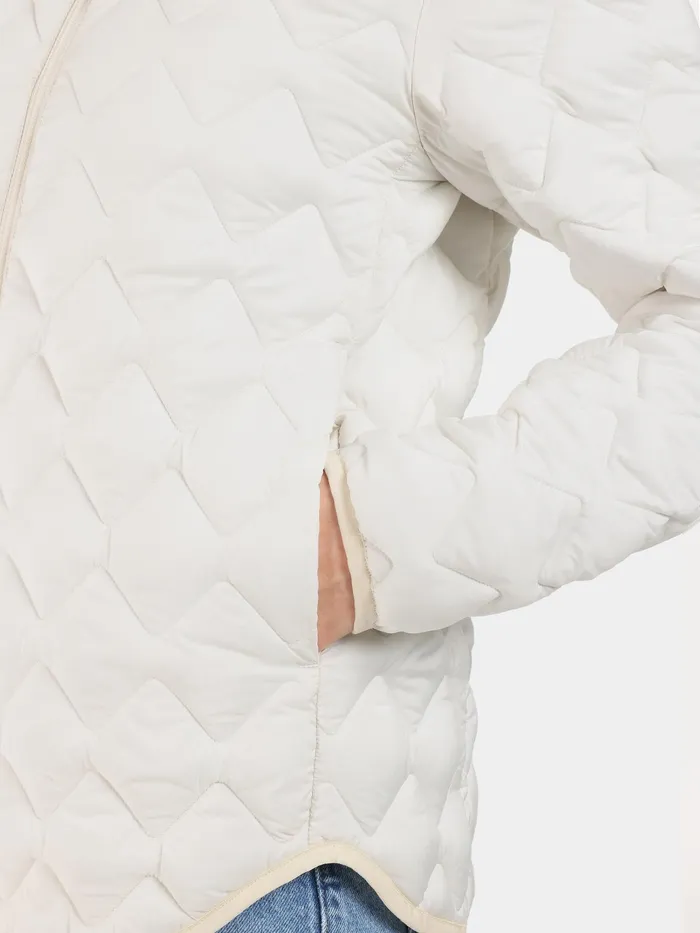 Women Evelyn Jacket White Foam Didriksons Spring Jackets