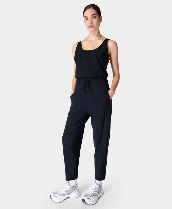 Women Explorer Sleeveless Jumpsuit 29 Black Sweaty Betty Dresses and Jumpsuits Women Explorer Sleeveless Jumpsuit 29 Black Sweaty Betty Dresses and Jumpsuits