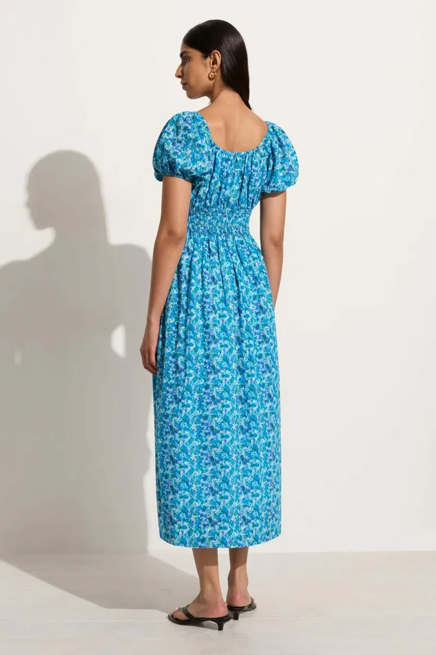 Women Faithfull The Brand Dresses Vineria Midi Dress Stellina Floral 8211 Faithfull The Brand
