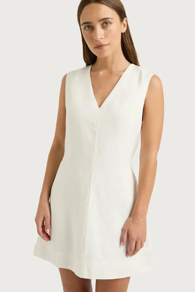 Women Faithfull The Brand Mini Dresses Daiane Mini Dress White