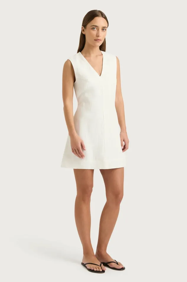 Women Faithfull The Brand Mini Dresses Daiane Mini Dress White