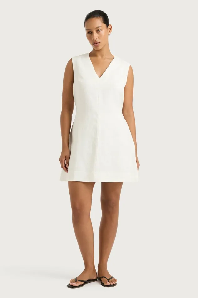 Women Faithfull The Brand Mini Dresses Daiane Mini Dress White