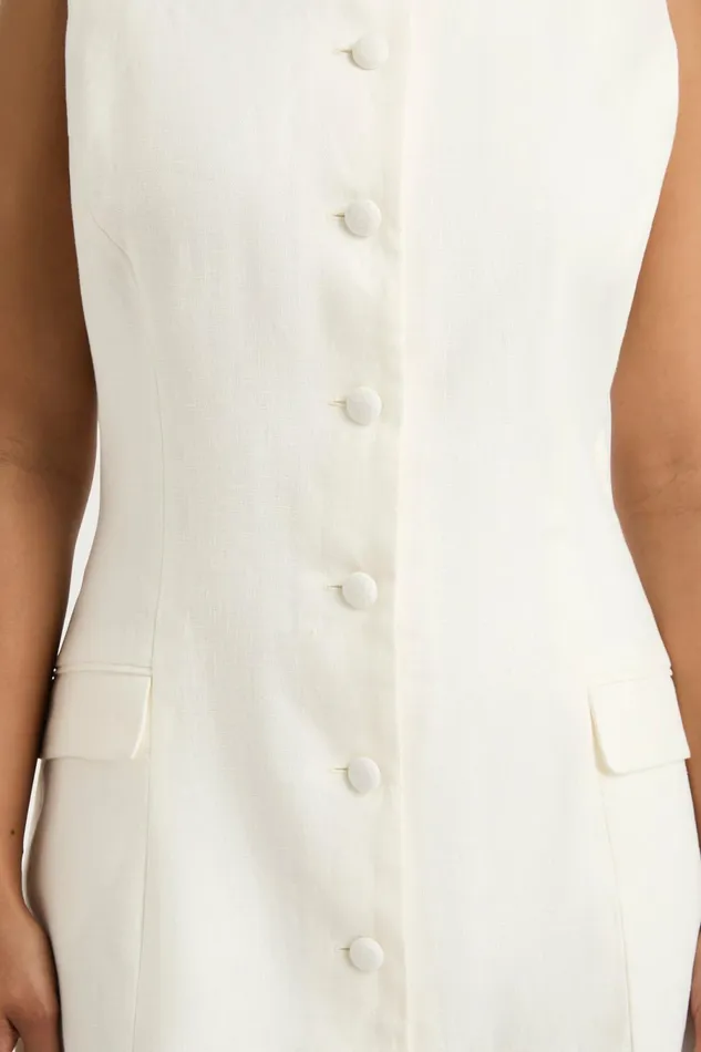 Women Faithfull The Brand Mini Dresses Jane Mini Dress White