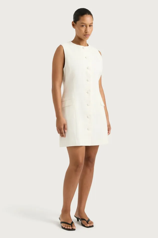 Women Faithfull The Brand Mini Dresses Jane Mini Dress White