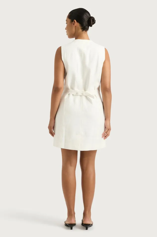 Women Faithfull The Brand Mini Dresses Jane Mini Dress White