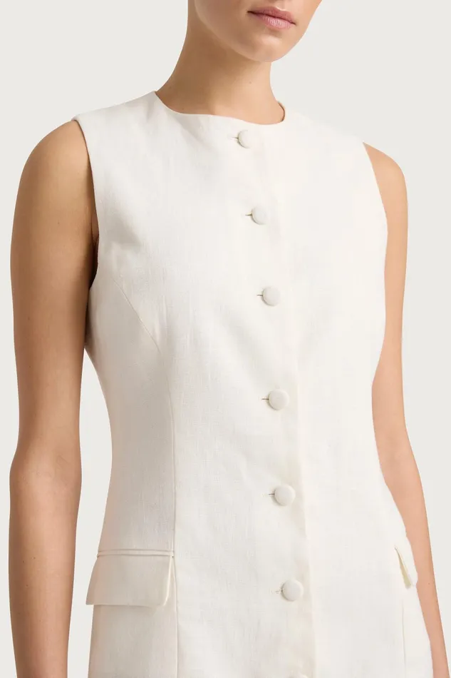 Women Faithfull The Brand Mini Dresses Jane Mini Dress White