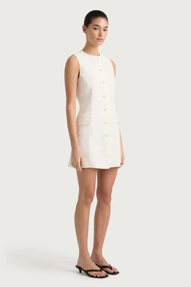 Women Faithfull The Brand Mini Dresses Jane Mini Dress White