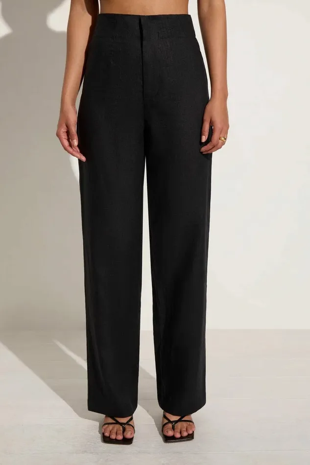 Women Faithfull The Brand Pants Isotta Pant Black 8211 Faithfull The Brand