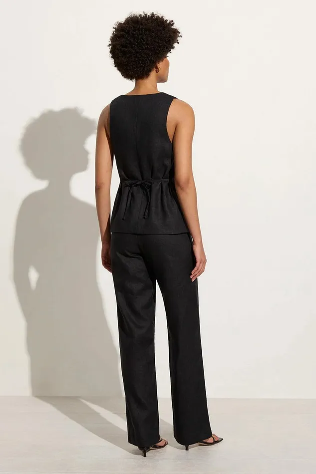 Women Faithfull The Brand Pants Isotta Pant Black 8211 Faithfull The Brand