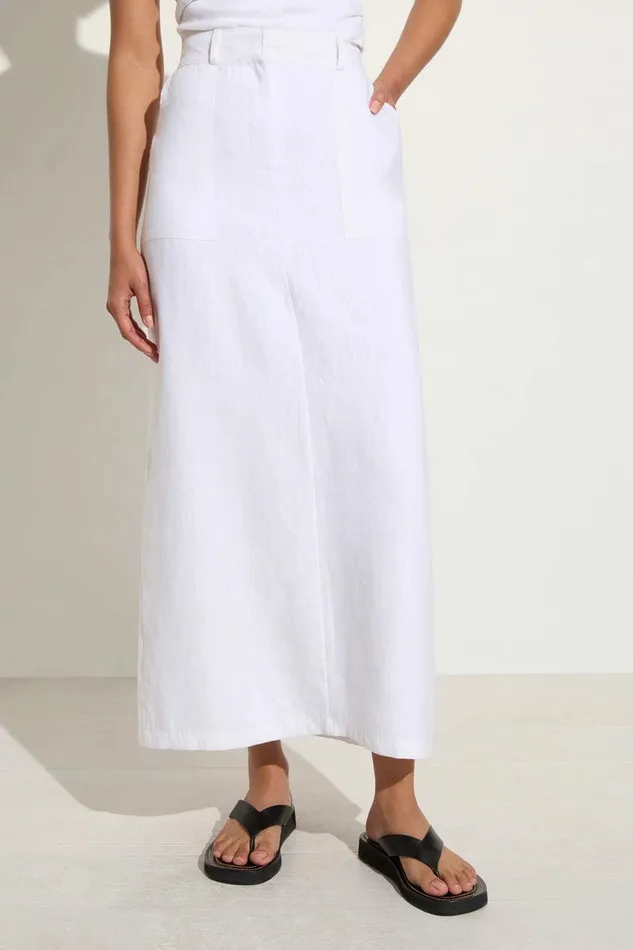 Women Faithfull The Brand Skirts and Shorts Amreli Maxi Skirt White 8211 Faithfull The Brand Women Faithfull The Brand Skirts and Shorts Amreli Maxi Skirt White 8211 Faithfull The Brand