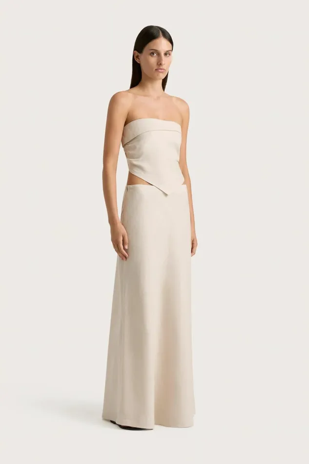 Women Faithfull The Brand Skirts and Shorts Antibes Maxi Skirt Sand