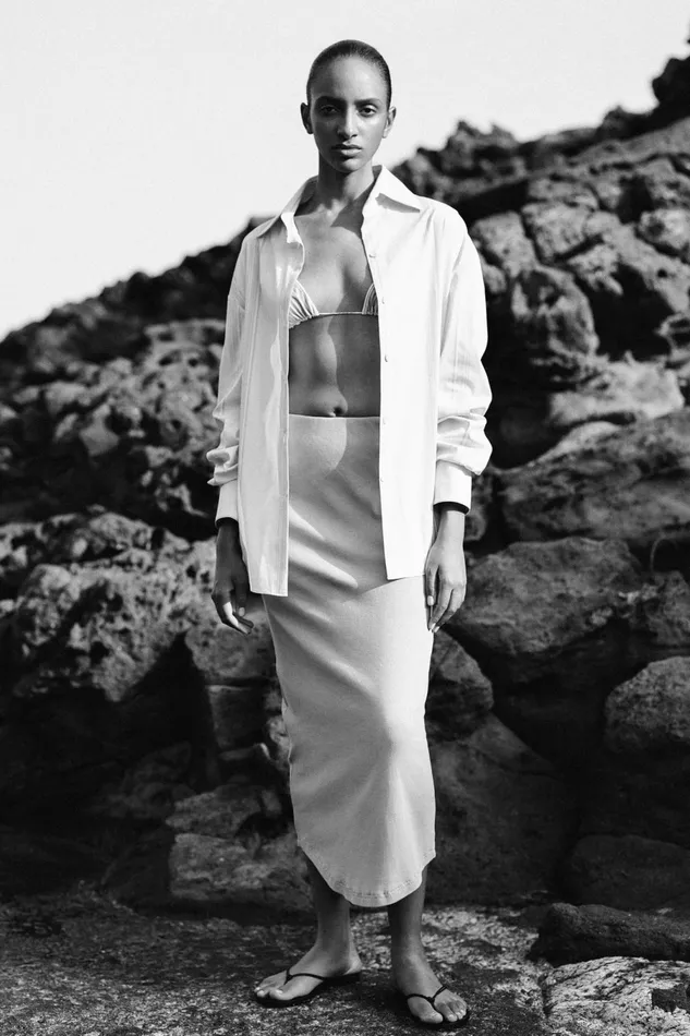 Women Faithfull The Brand Skirts and Shorts Loire Skirt Taupe