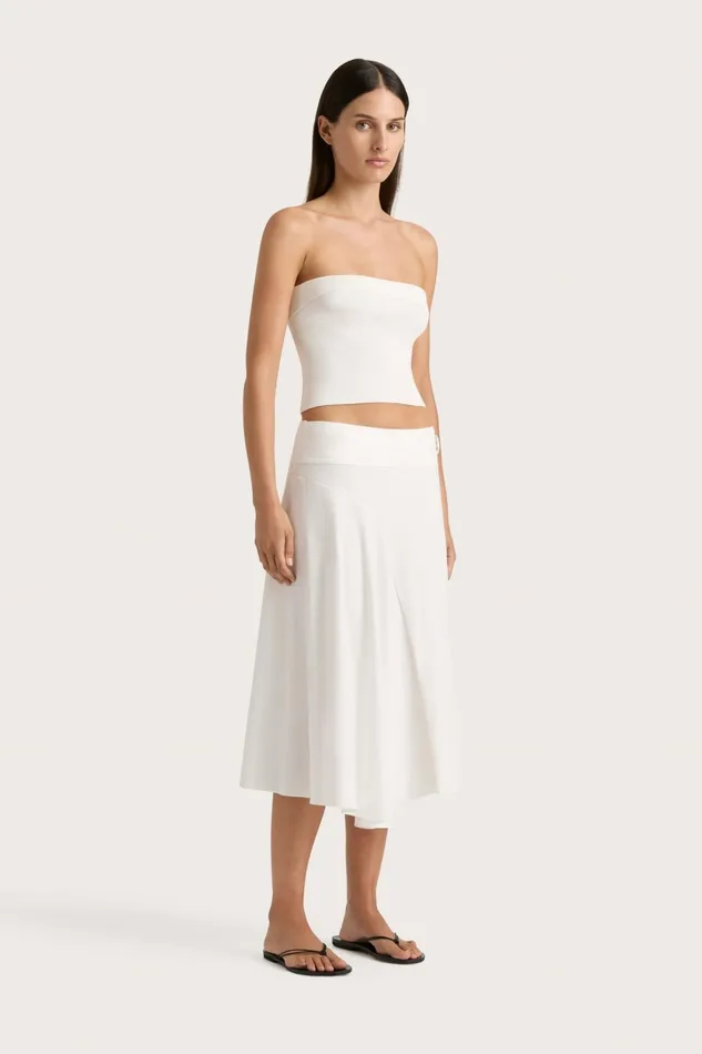 Women Faithfull The Brand Skirts and Shorts Maceio Skirt White