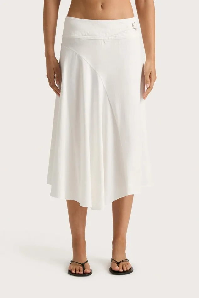 Women Faithfull The Brand Skirts and Shorts Maceio Skirt White