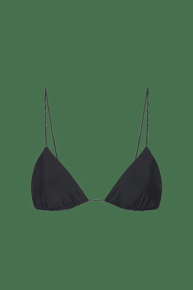 Women Faithfull The Brand Swim Elea Bikini Top Black