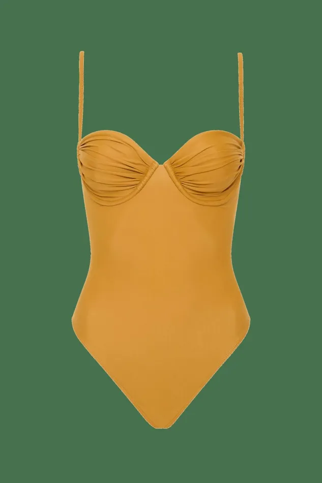 Women Faithfull The Brand Swim Gabriela One Piece Terracotta