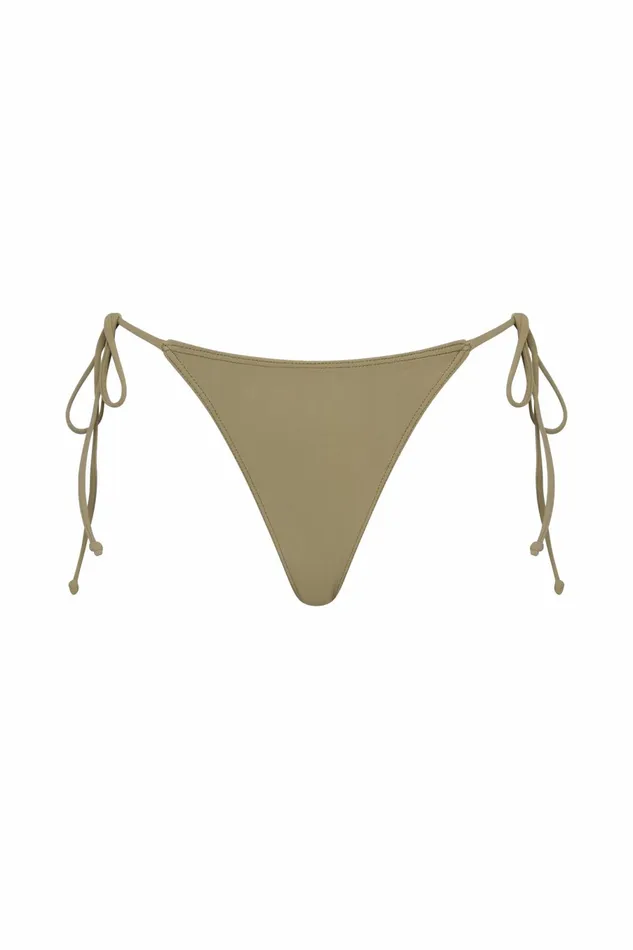 Women Faithfull The Brand Swim Leo Bikini Bottom Khaki