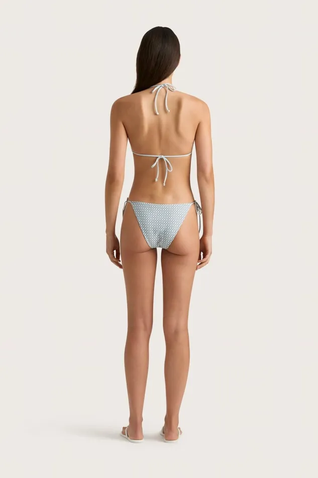 Women Faithfull The Brand Swim Leo Bikini Bottom Oliander Sky Blue