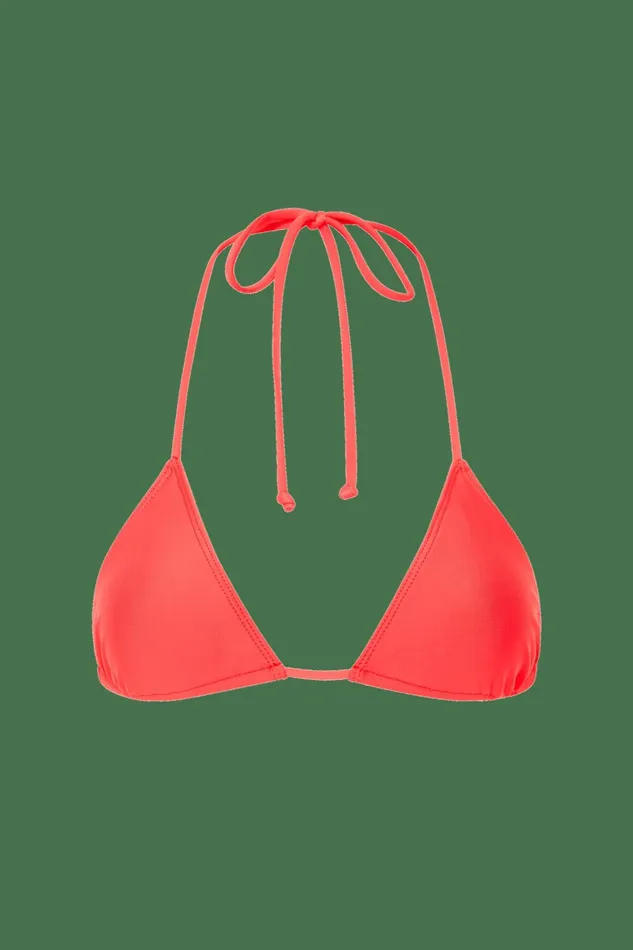 Women Faithfull The Brand Swim Sete Bikini Top Vermillion