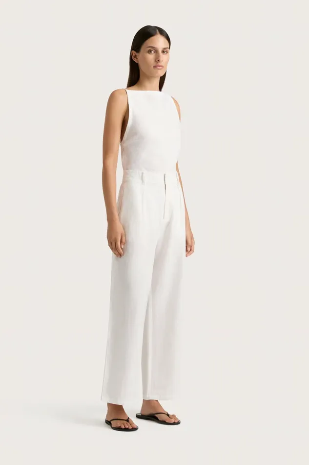 Women Faithfull The Brand Tops Antibes Top White