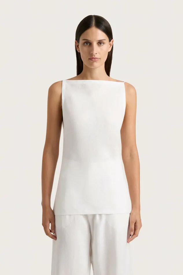 Women Faithfull The Brand Tops Antibes Top White