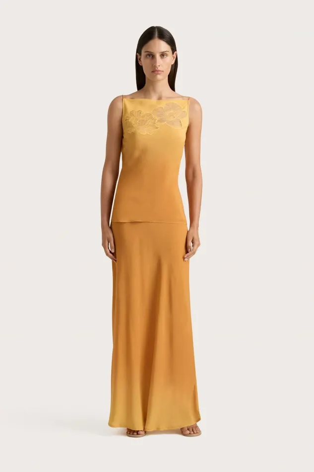 Women Faithfull The Brand Tops Biarritz Top Terracotta Ombre