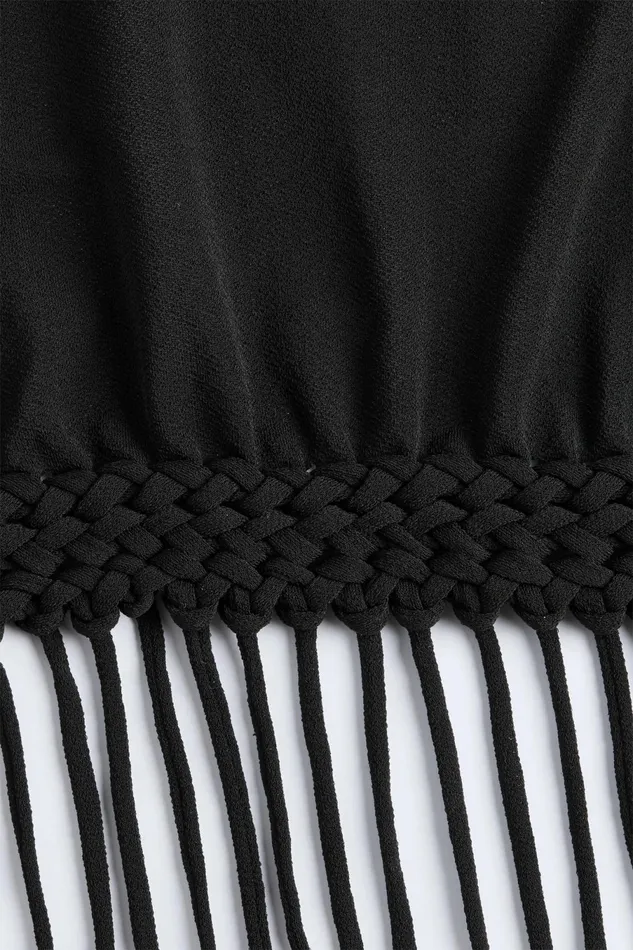 Women Faithfull The Brand Tops Bijou Asymmetric Top Black