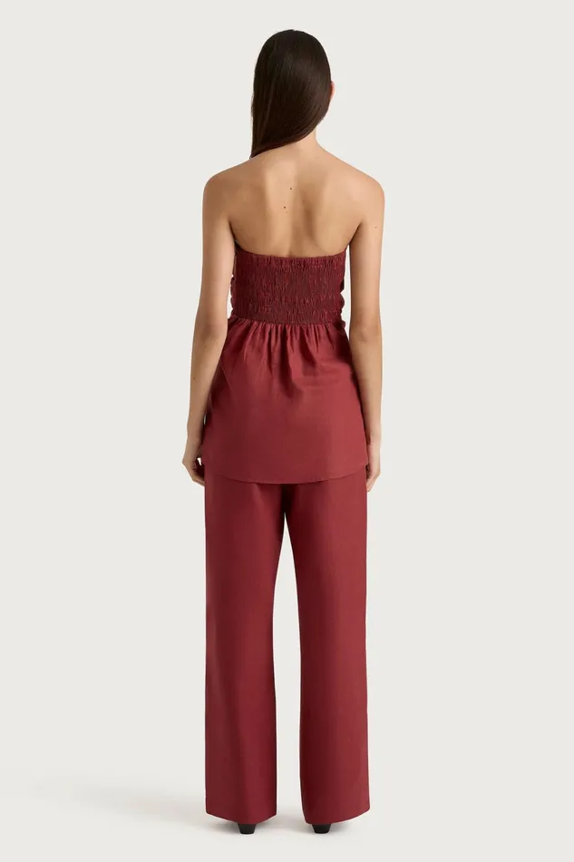 Women Faithfull The Brand Tops Boe Tunic Top Wine