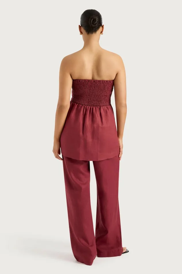 Women Faithfull The Brand Tops Boe Tunic Top Wine
