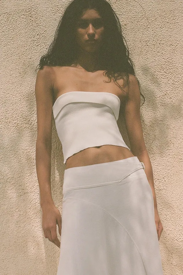 Women Faithfull The Brand Tops Ciele Top Azalea White