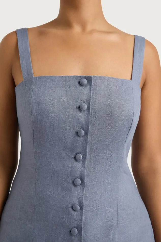 Women Faithfull The Brand Tops Corbiere Vest Cornflower Blue
