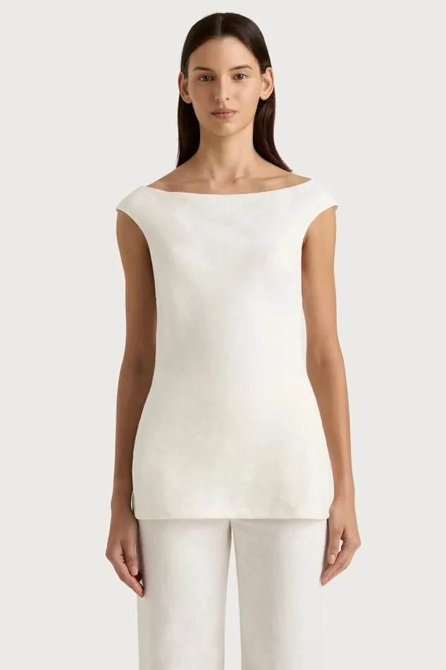 Women Faithfull The Brand Tops Ilride Top White