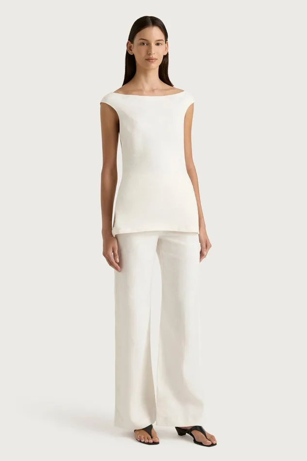 Women Faithfull The Brand Tops Ilride Top White