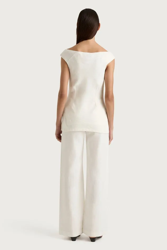 Women Faithfull The Brand Tops Ilride Top White