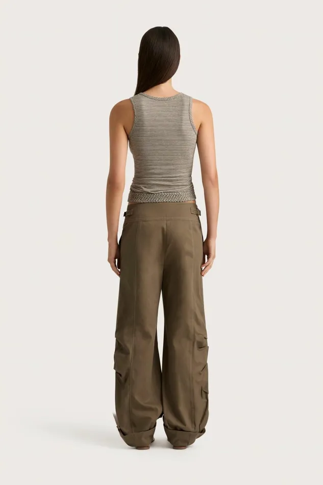 Women Faithfull The Brand Tops Maceio Top Walnut Stripe