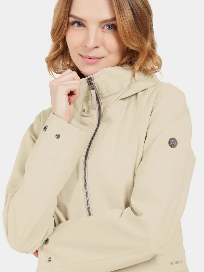 Women Folka Parka Clay Beige Didriksons Spring Jackets