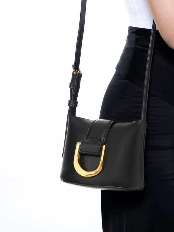 Women Gabine Bucket Bag 8211 Black CHARLES and KEITH Top Handle Bags