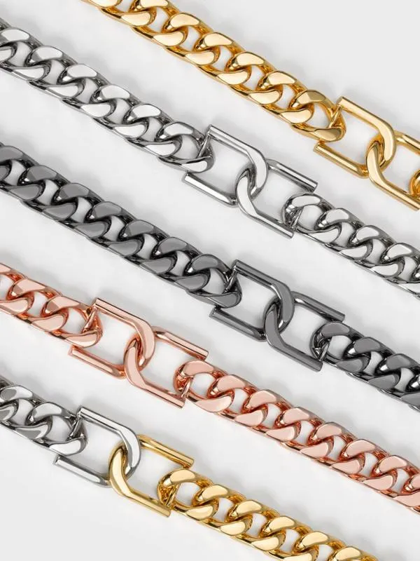 Women Gabine ChainLink Choker Necklace 8211 Gold CHARLES and KEITH Necklaces Women Gabine ChainLink Choker Necklace 8211 Gold CHARLES and KEITH Necklaces