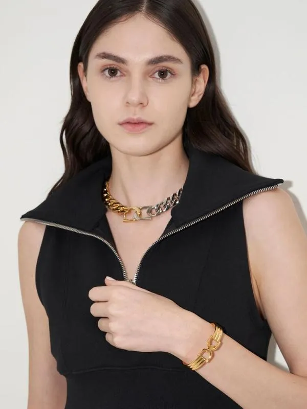 Women Gabine Cuff Bracelet 8211 Gold CHARLES and KEITH Bracelets