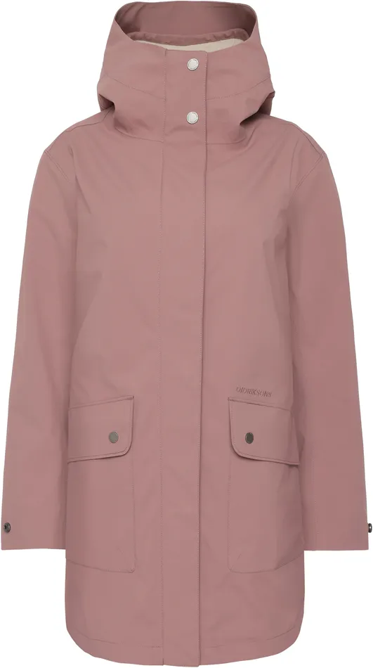 Women Gwen Parka Faded Wine Didriksons Spring Jackets