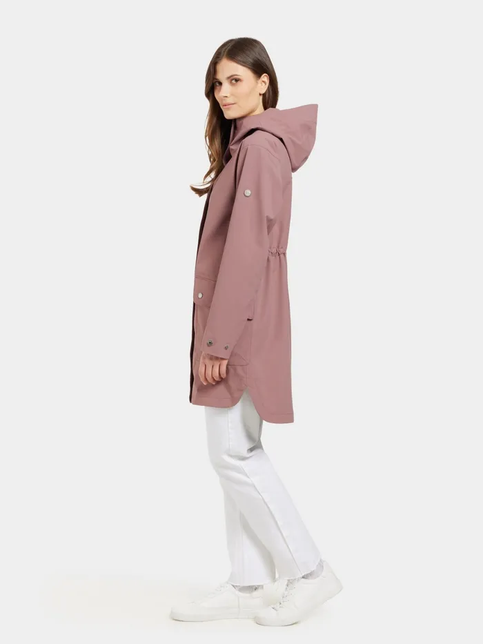 Women Gwen Parka Faded Wine Didriksons Spring Jackets