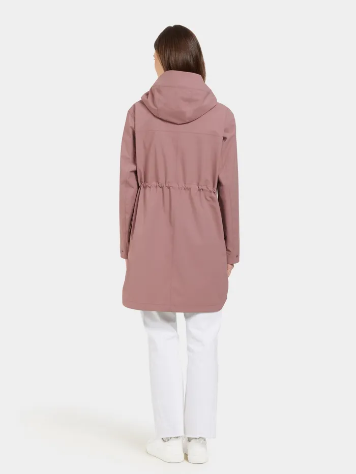 Women Gwen Parka Faded Wine Didriksons Spring Jackets